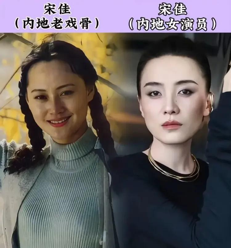 12位同名同姓的明星中，感觉大宋佳的颜值碾压小宋佳；演员陈红比歌手陈红美太多；女