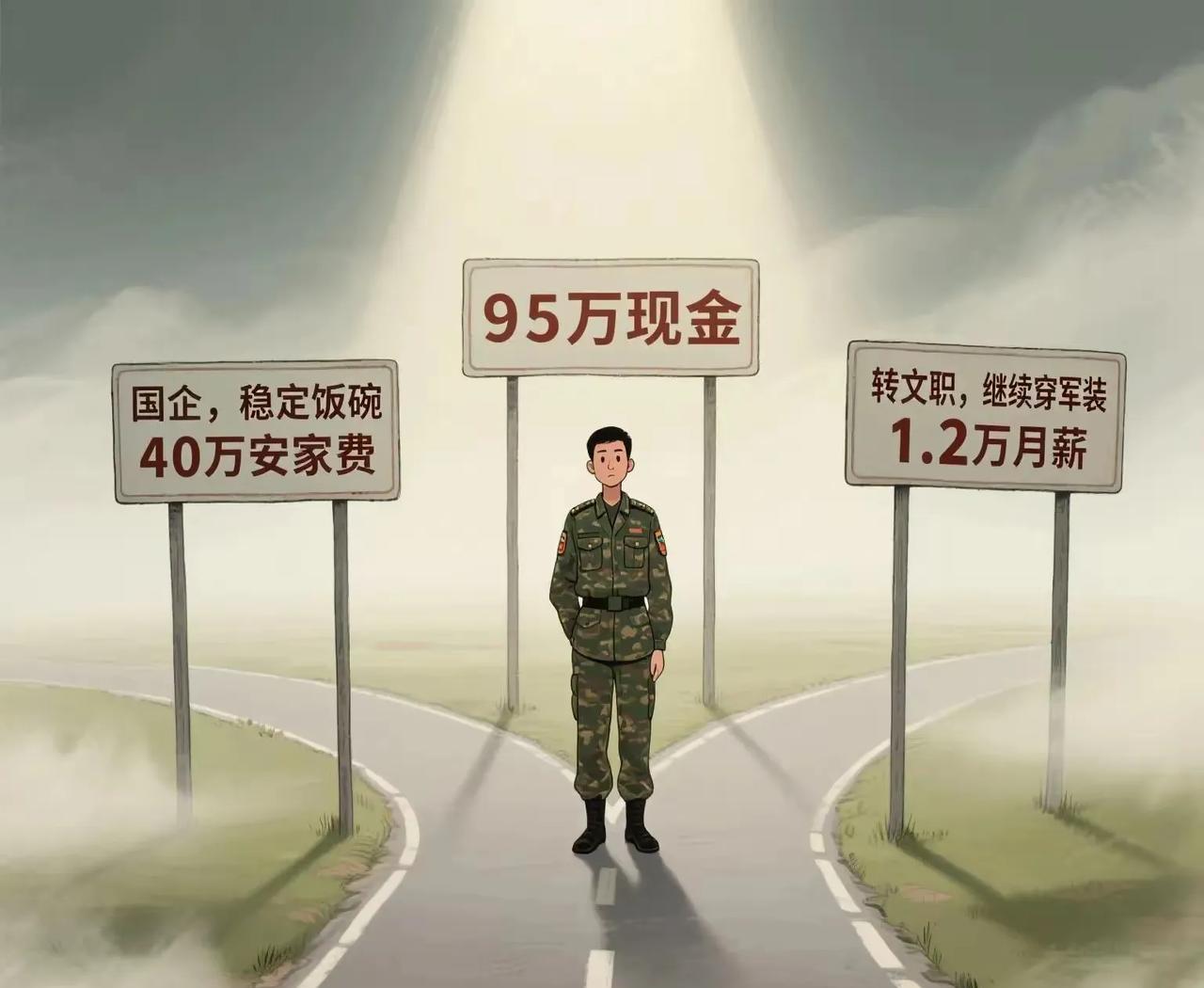 退伍军人待遇三选一，着实有点棘手，大家给出出主意吧！#你退伍多久了？##退伍