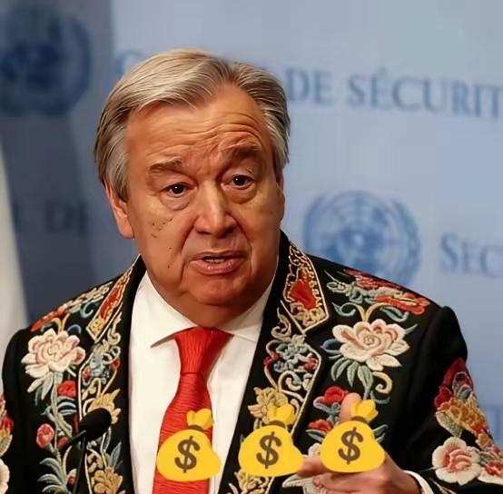 ​联合国秘书长古特雷斯这时候又在犯难了，正在为国际联合国的资金不足犯愁。中国每年