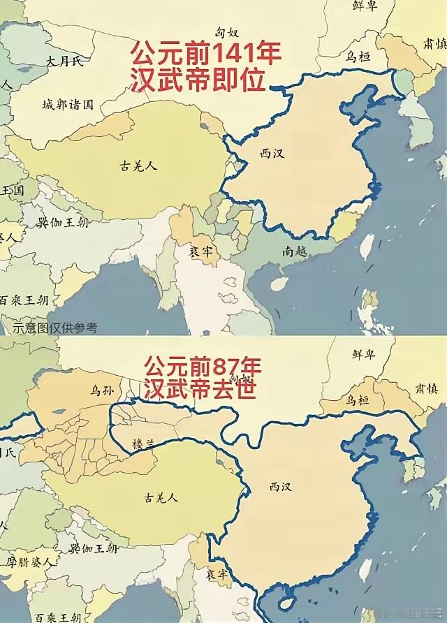 汉武帝：国力巅峰期的正确打开方式汉武帝刘彻在位54年，从公元前141年登基到公元