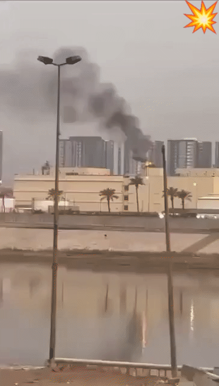 14日，伊拉克巴格达绿区内的漂亮国驻伊大使馆遭袭击，其核心防御设施C-RAM（陆