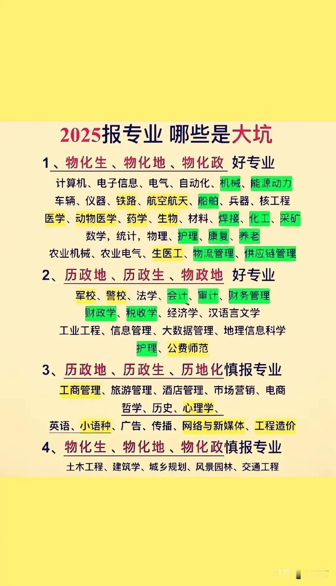 高三家长注意了，选择不对努力白费。特别是理科生，专业对口很重要，其次院校和地域也