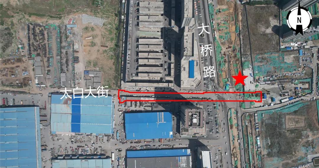 济南地铁9号线，有新消息！近日，济南轨道交通9号线一期工程黄河南路站主体（地下