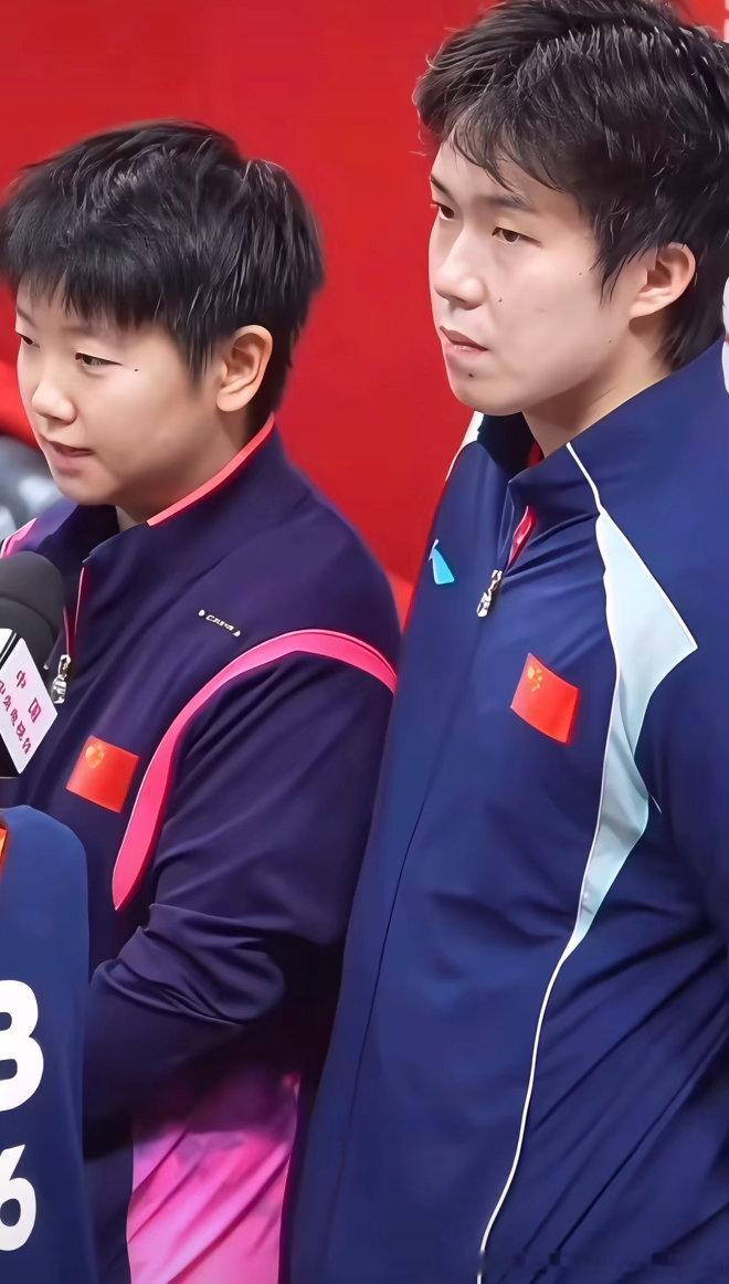 再靠近一点点[害羞]cr见水印#王楚钦##孙颖莎#​
