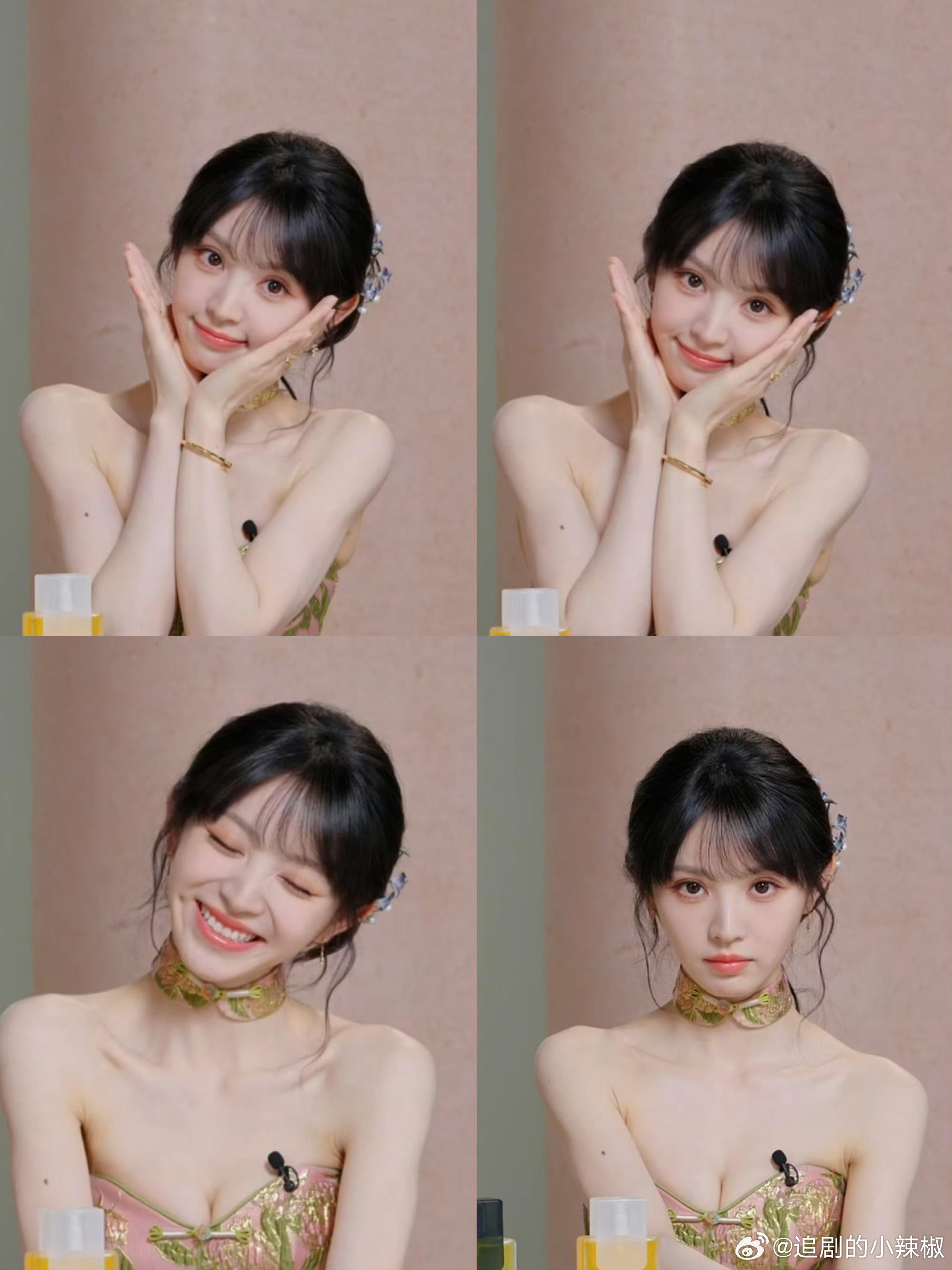 田曦薇直播营业随截，感觉冷脸更适合她