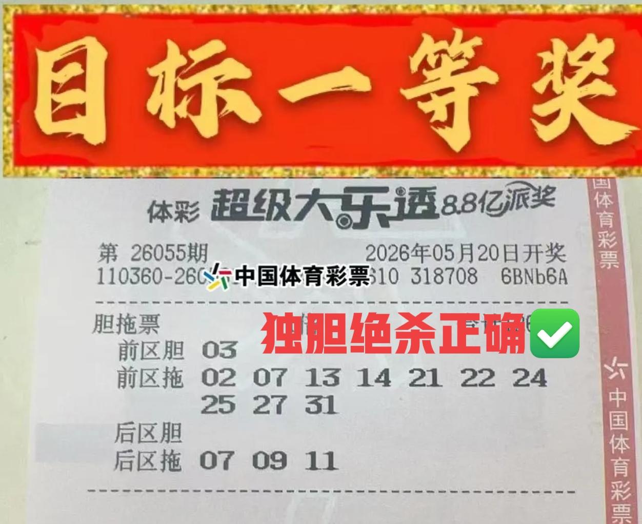 独胆03绝杀正确✅，别说那么多，早就看穿了一切，这种胆码重复的太多，必定会很难开
