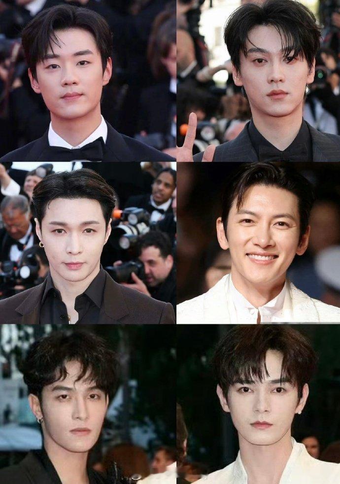 戛纳红毯G社男明星怼脸生图🈶张艺兴田栩宁池昌旭陈少熙何昶希何衍朝林