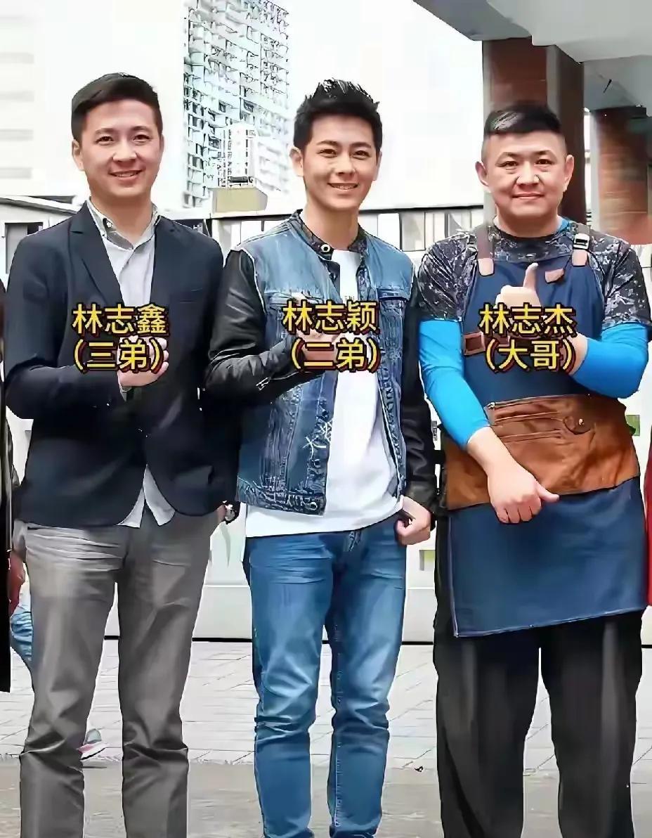 一龙生九子，九子各不同。这是林志颖兄弟三人的同框照，的的确确应验了这一句话，三兄