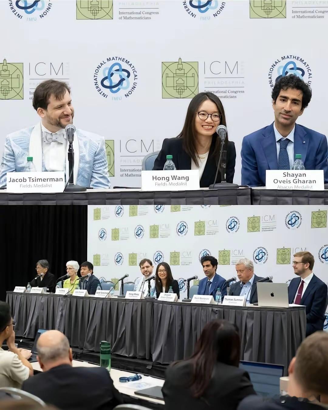 国外坐次也是看实力的，谁坐中间并不是随便来的。王虹教授妥妥的C位，这就是实力得到
