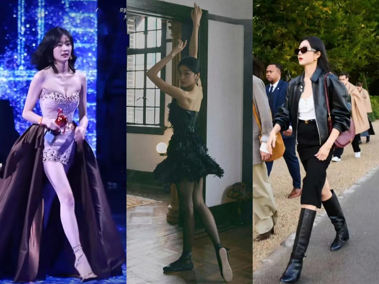 孙千这腿长，真是让人又羡慕又替她发愁。官方172的身高，往那一站愣是穿出1