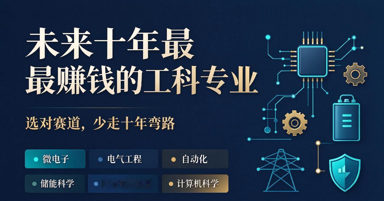 曾经大火的计算机，已经不再是“闭眼报就能高薪”；而一批贴合国家战略、支撑实体产业