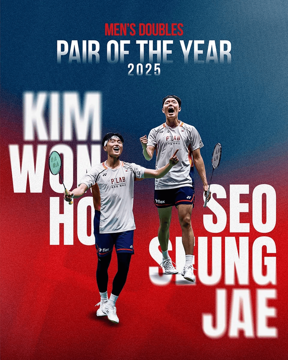 世界羽联公布2025年最佳球员奖项: 石宇奇、安洗莹等获奖