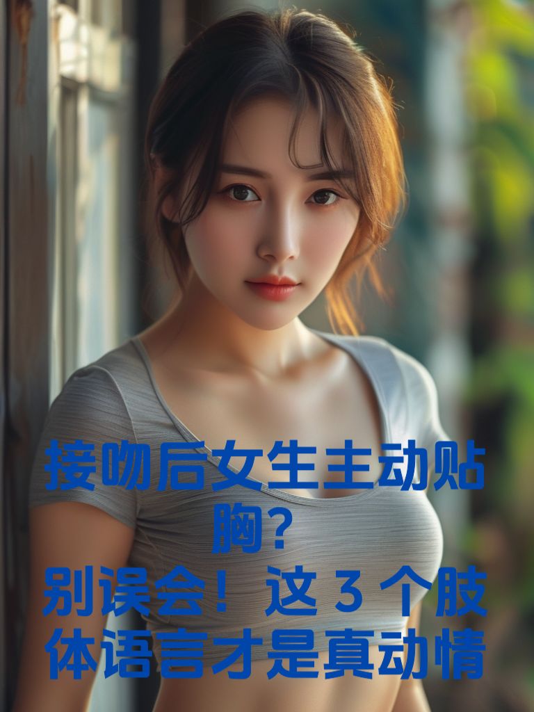 接吻后女生主动贴胸？别误会！这3个肢体语言才是真动情