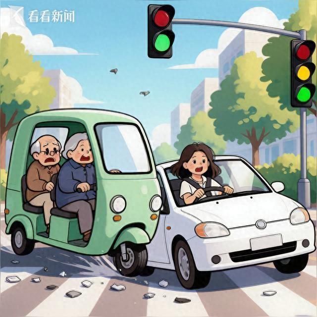 七旬夫妇驾驶三无
