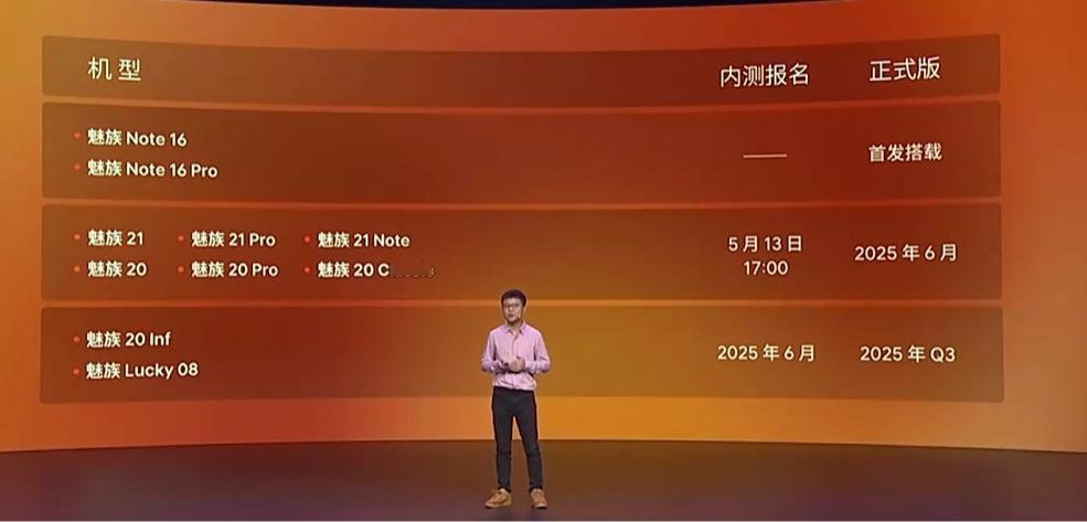 FlymeAIOS2适配计划：魅族20系列，以及后面的机型都有安排​​​