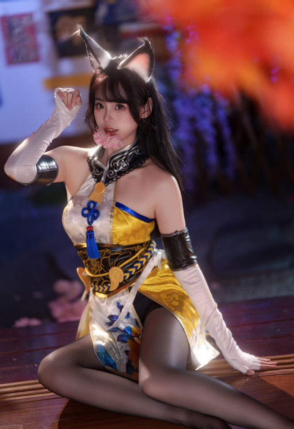 主持人娅鸽～～宝藏女孩二次元cos大赏娅鸽美女漫展​​​