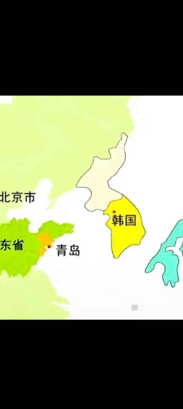 海底隧道，山东韩国连起来很简单。最近的威海--仁川才364公里，高铁一个小时抵