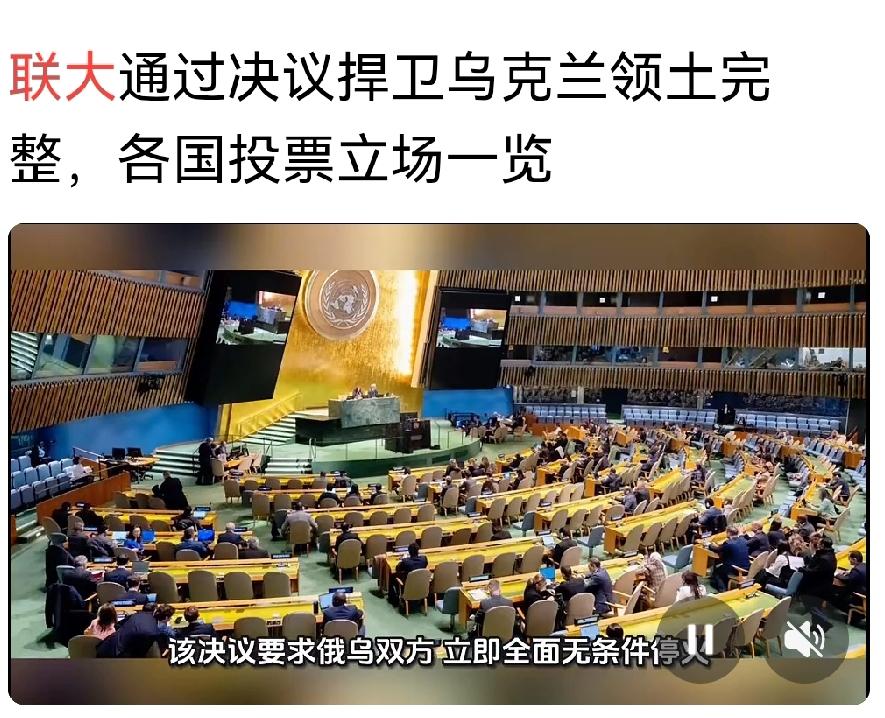 请问：头几天联合国大会对俄乌战争的投票，伊朗投的是什么票？我知道美国以色列投的