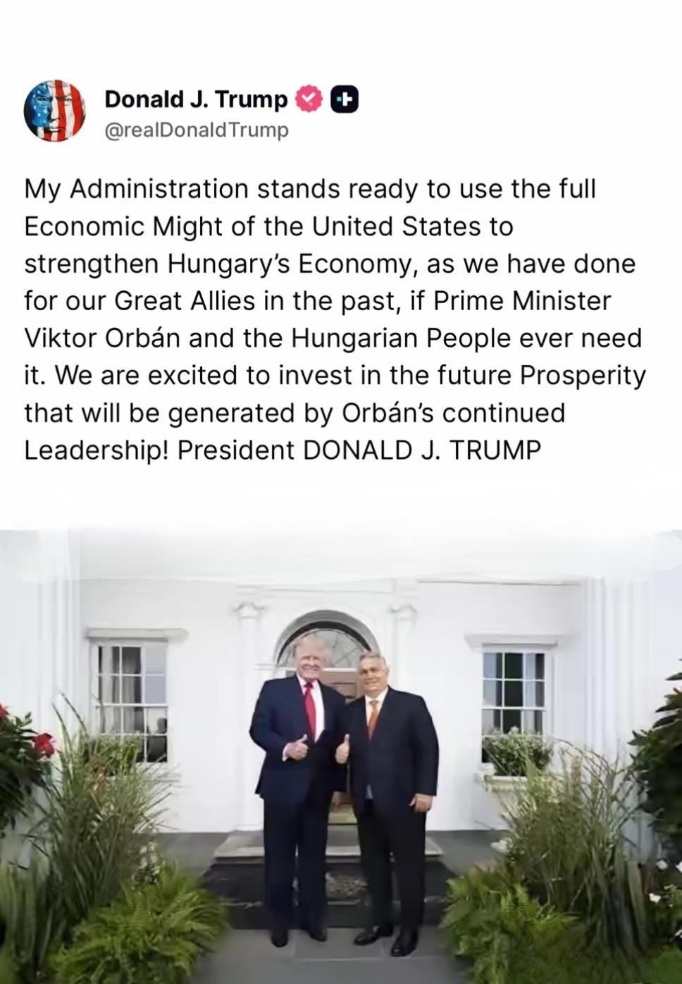 不得不说，欧尔班堪称欧洲政坛的天选幸运儿。匈牙利大选关键节点，特朗普直接派出