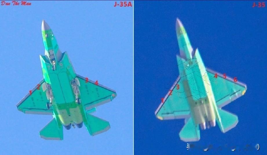 海版歼35用双发中推亏了...折叠后比歼15还宽，当初上2太行改，甚至以后用