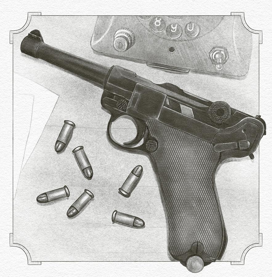 型号：鲁格P08手枪(LugerP08/Parabellum-Pis