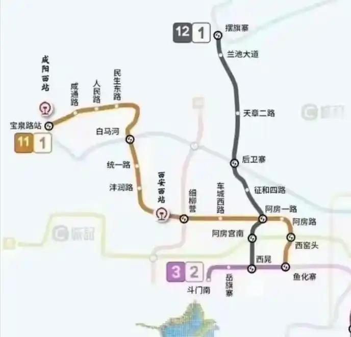 为什么西安优先建设地铁11号线西段？地铁11号线规划从航天基地至咸阳市，是目前