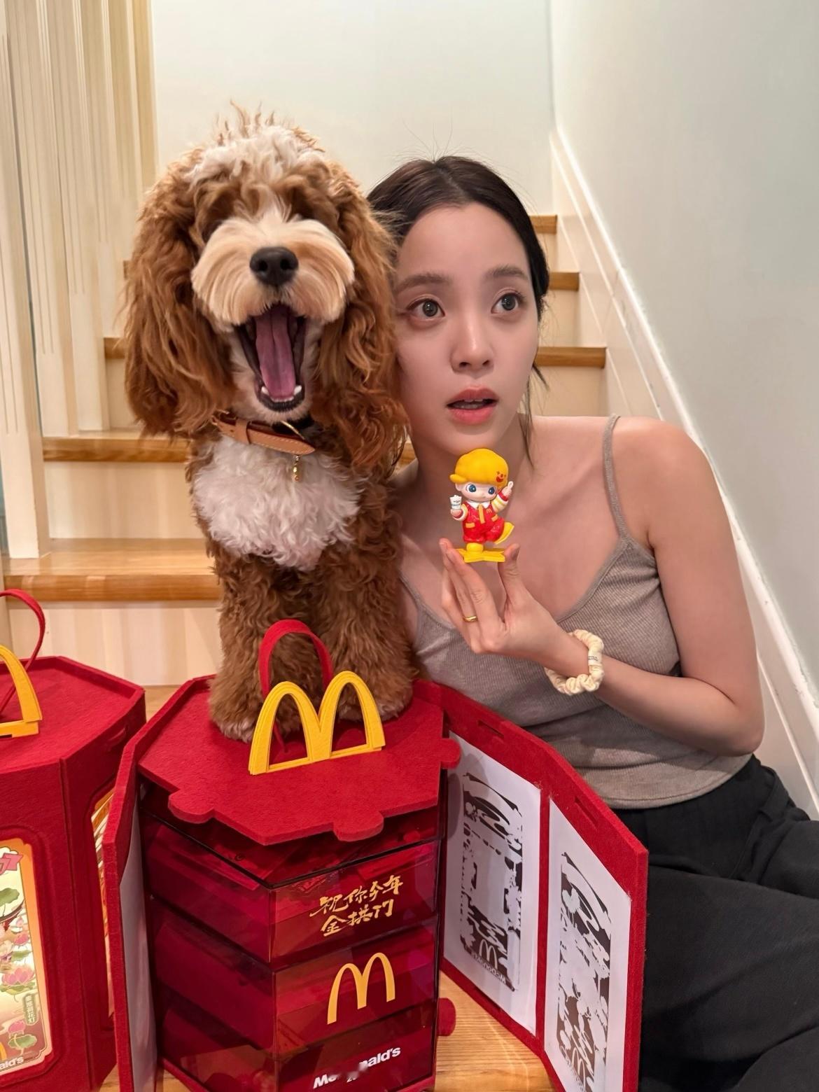 #欧阳娜娜#欧阳娜娜我的小狗是最厲害的小狗 ɞ˚‧｡⋆🐕​