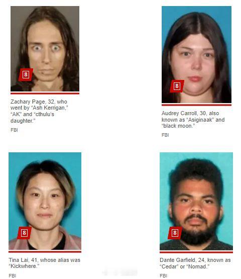 策划洛杉矶跨年夜爆炸袭击阴谋被挫败，5名核心成员被捕，其中一人是华人女性。这四人