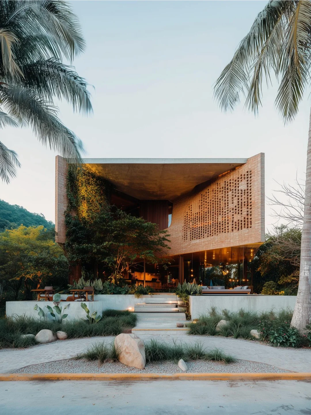 “椰子树🌴的夏天!这酒店设计太松弛了”