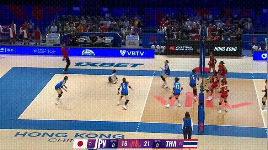日本女排今天真是终于遇到对手了！没想到竟然是亚洲姐妹花泰国女排，日本输掉了今年世