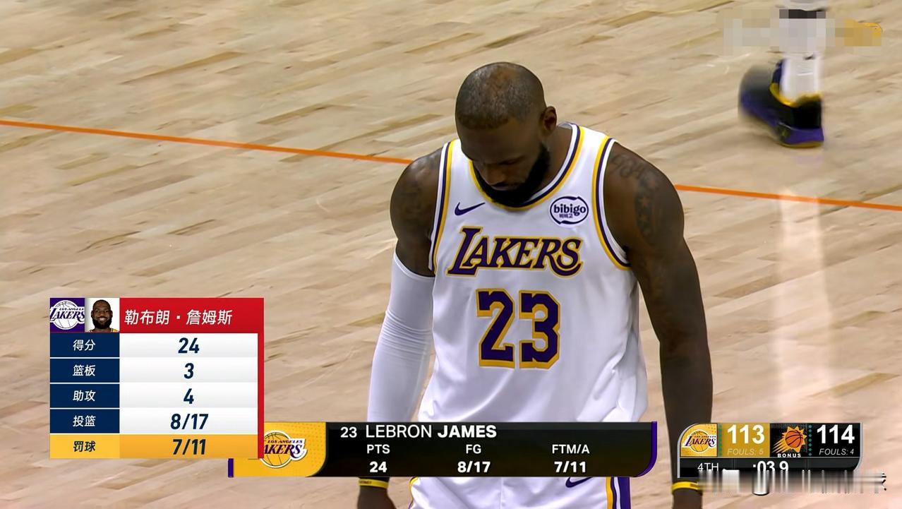湖人老将詹姆斯永远是球队的定海神针！在今天湖人客场以116：114险胜太阳的比赛