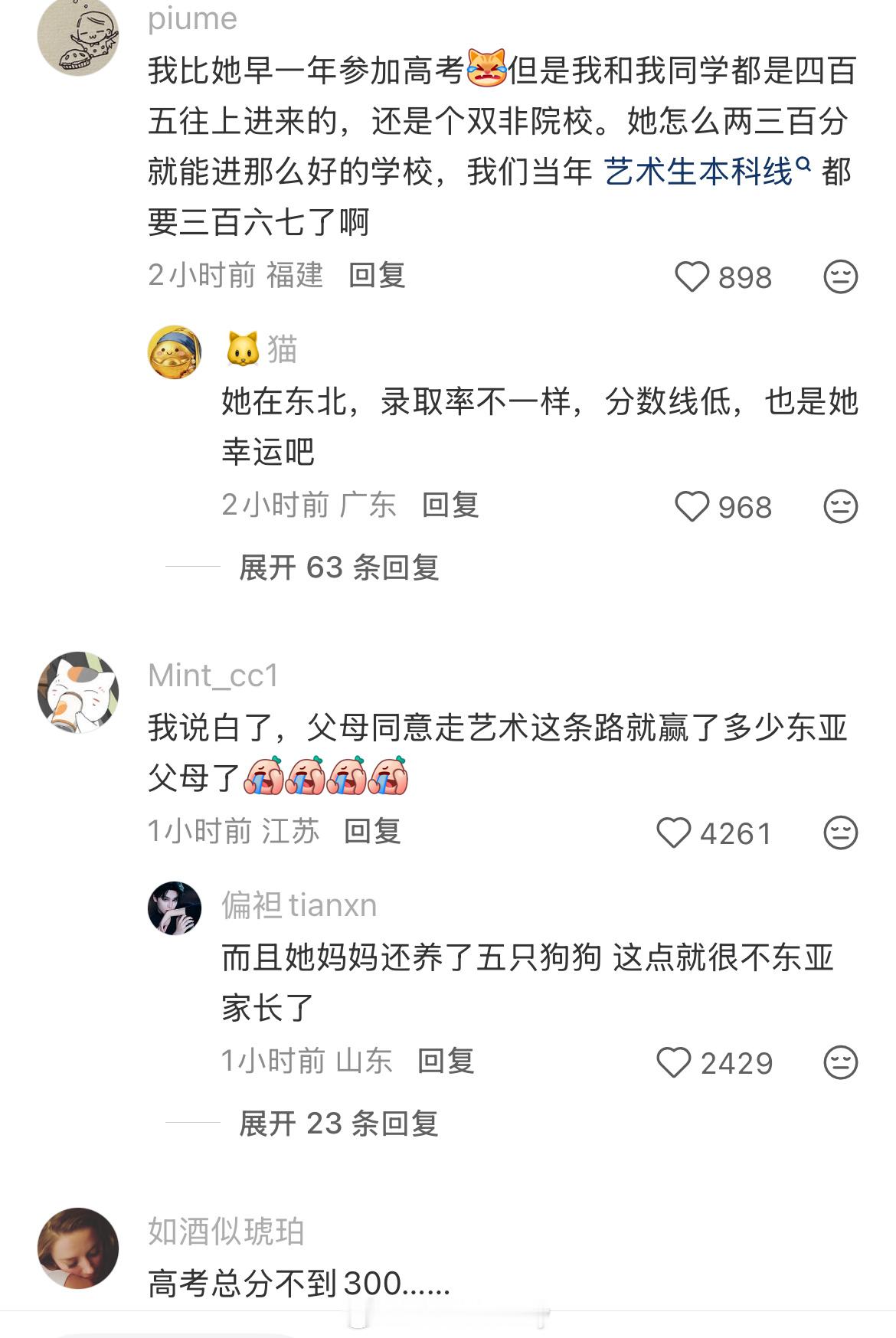 我以为代露娃是我们当年总分480的江苏高考考了200多。。竟然是在总分750的东