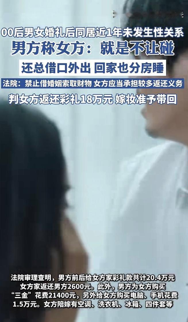 河北，男子和女友举办婚礼后同居了11个月，期间一直未领结婚证，男子想和女友亲热，