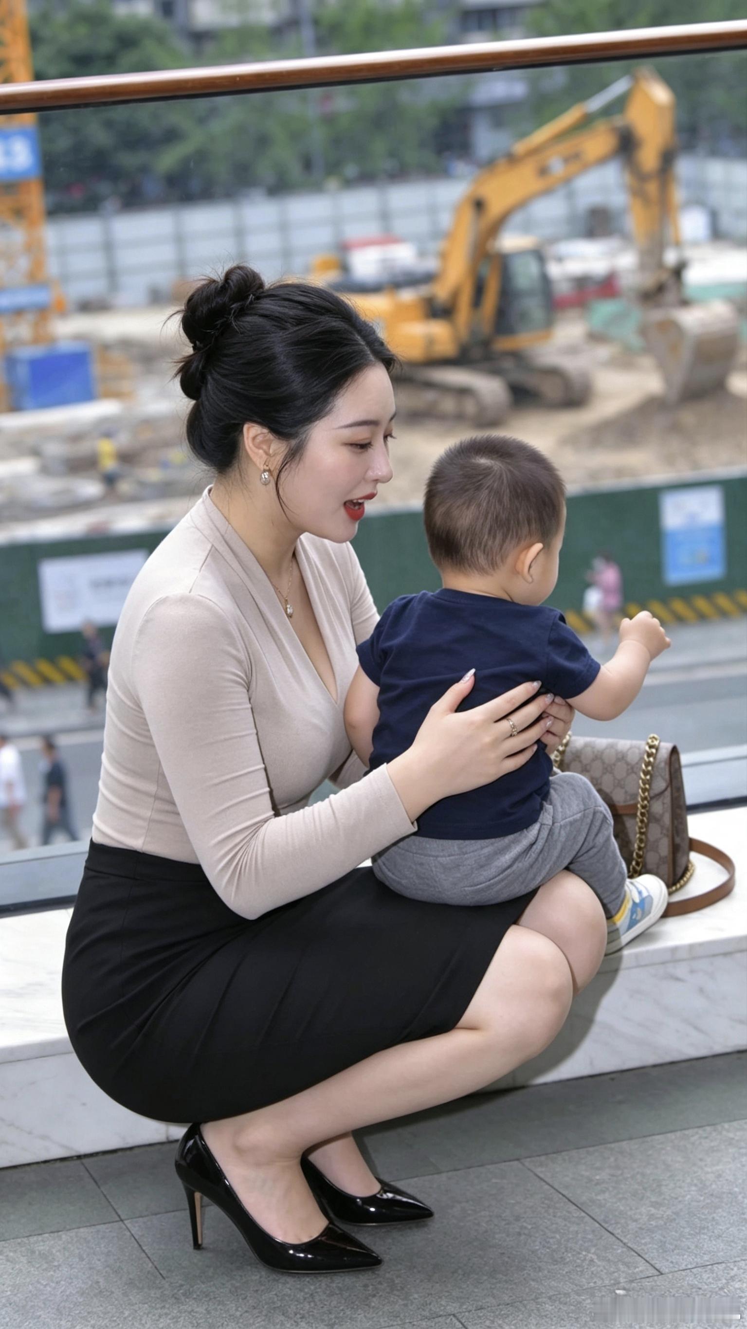 这是我见过最美的妈妈，没有之一！​​​