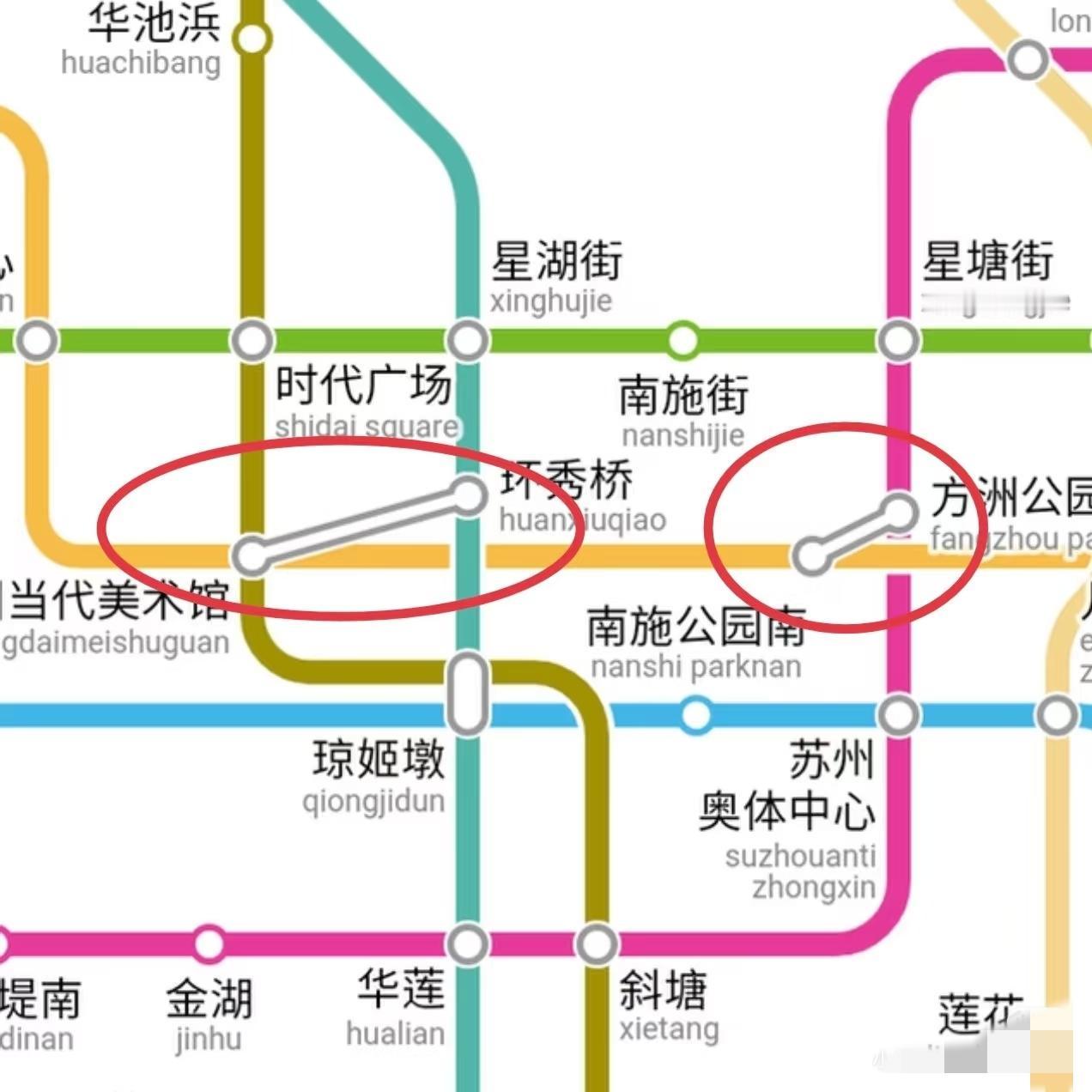 不懂就问，苏州地铁，这一块是什么？