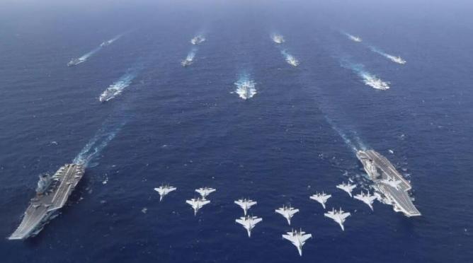 不止辽宁舰！美媒：7支中国舰队正在亚太同时活动，解放军已成“全球最强海军”？