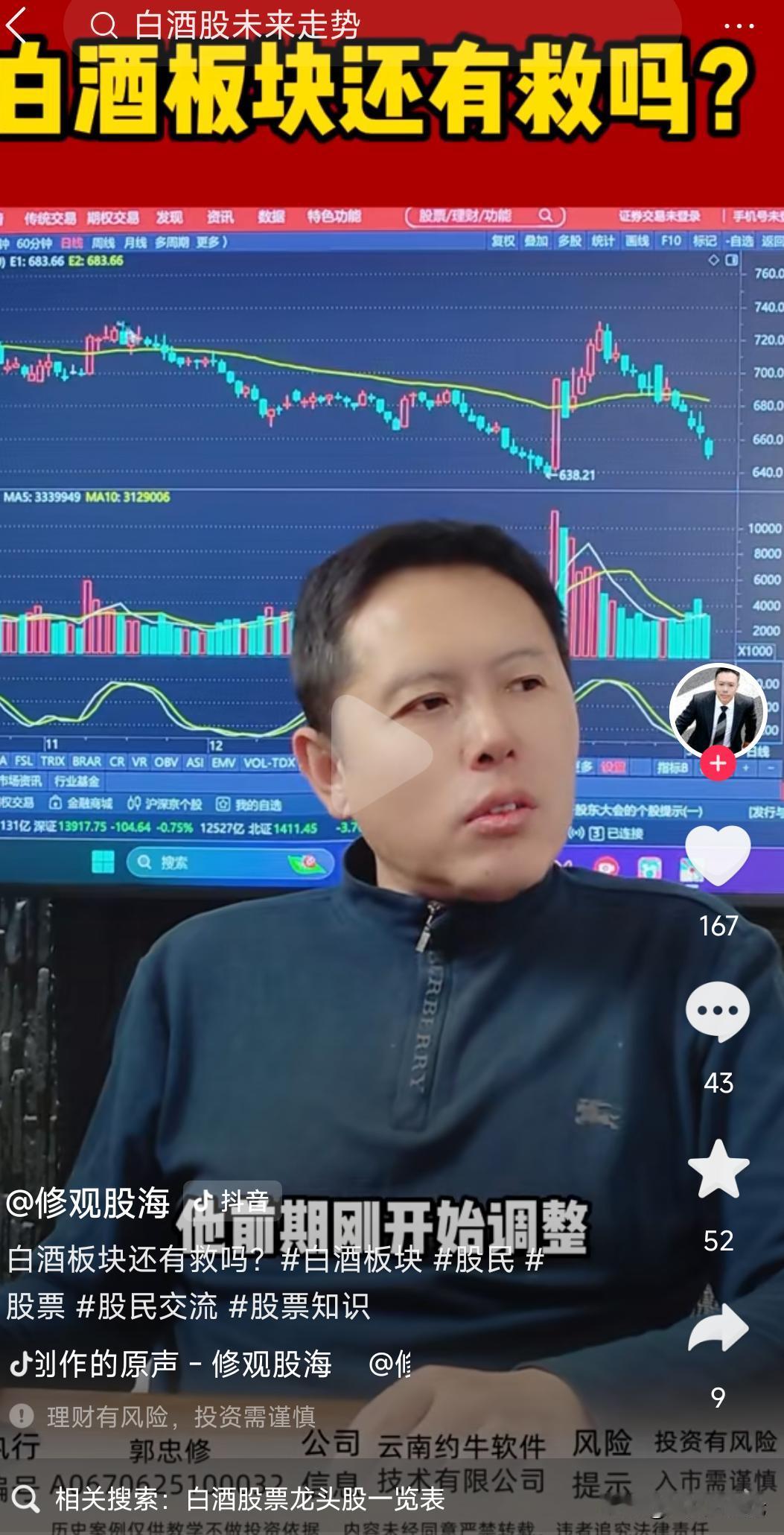 个人认为目前的白酒板块恰似十年之前的房地产，行业供需的底层逻辑已经发生了根本性的
