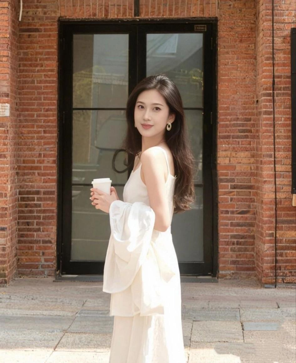 红砖映日影，白衣拂清风。晒图笔记大赛楚楚动人的人像摄影怎么拍显效果