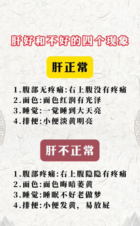 面色、睡眠、小便暗藏肝脏信号，区分肝气调和与失调表现