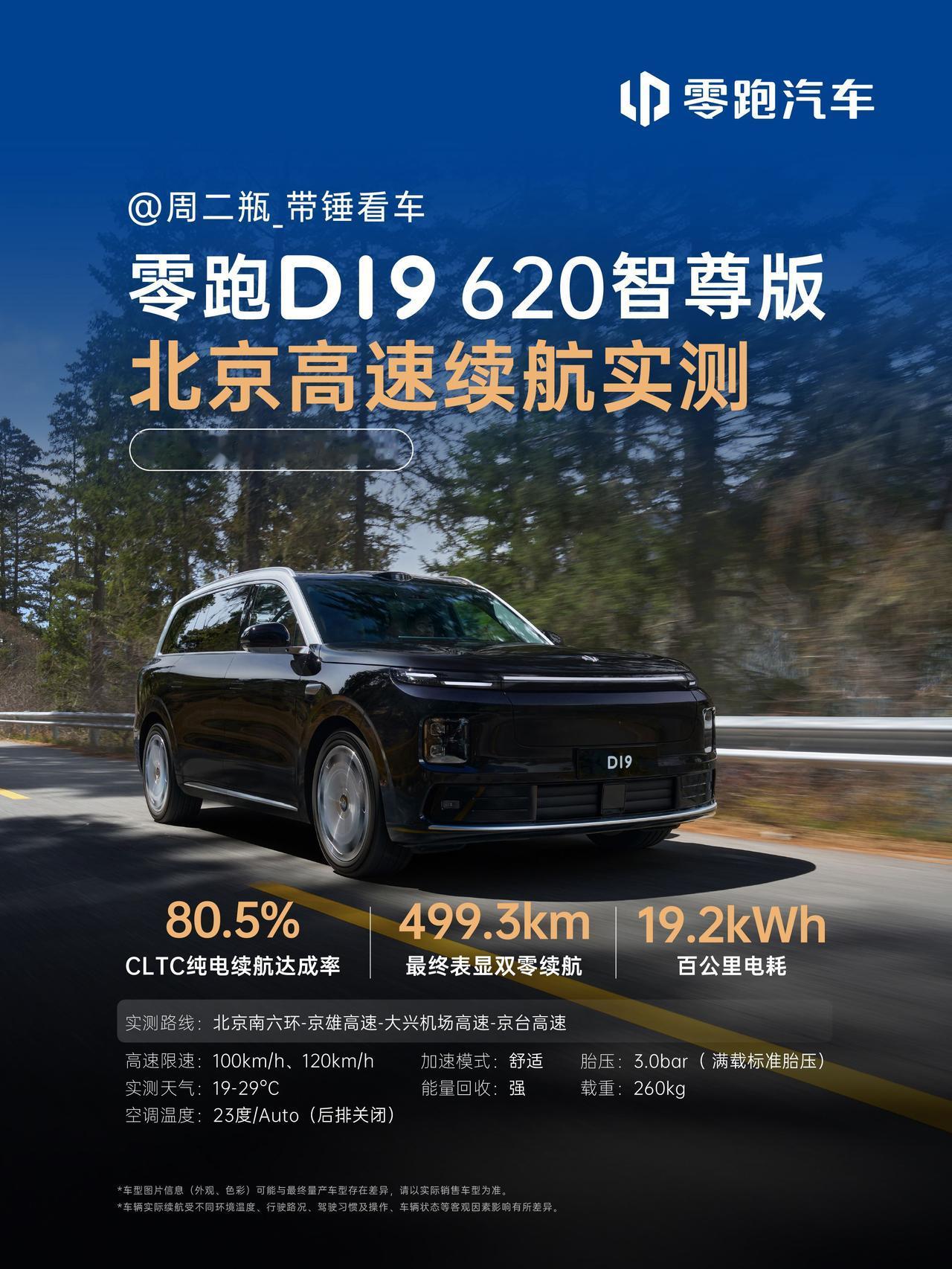 看完带锤测零跑D19，80.5%达成率让我对纯电大SUV改观我刷车评有个习惯，