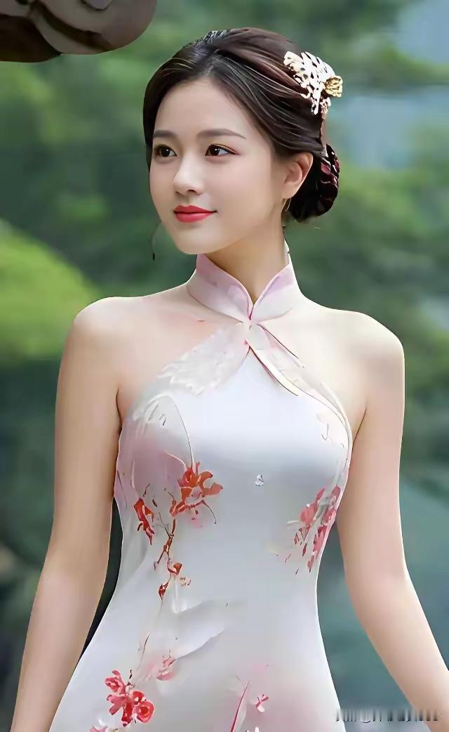 温柔古典的汉服美人，宛如画中走出的仙子。