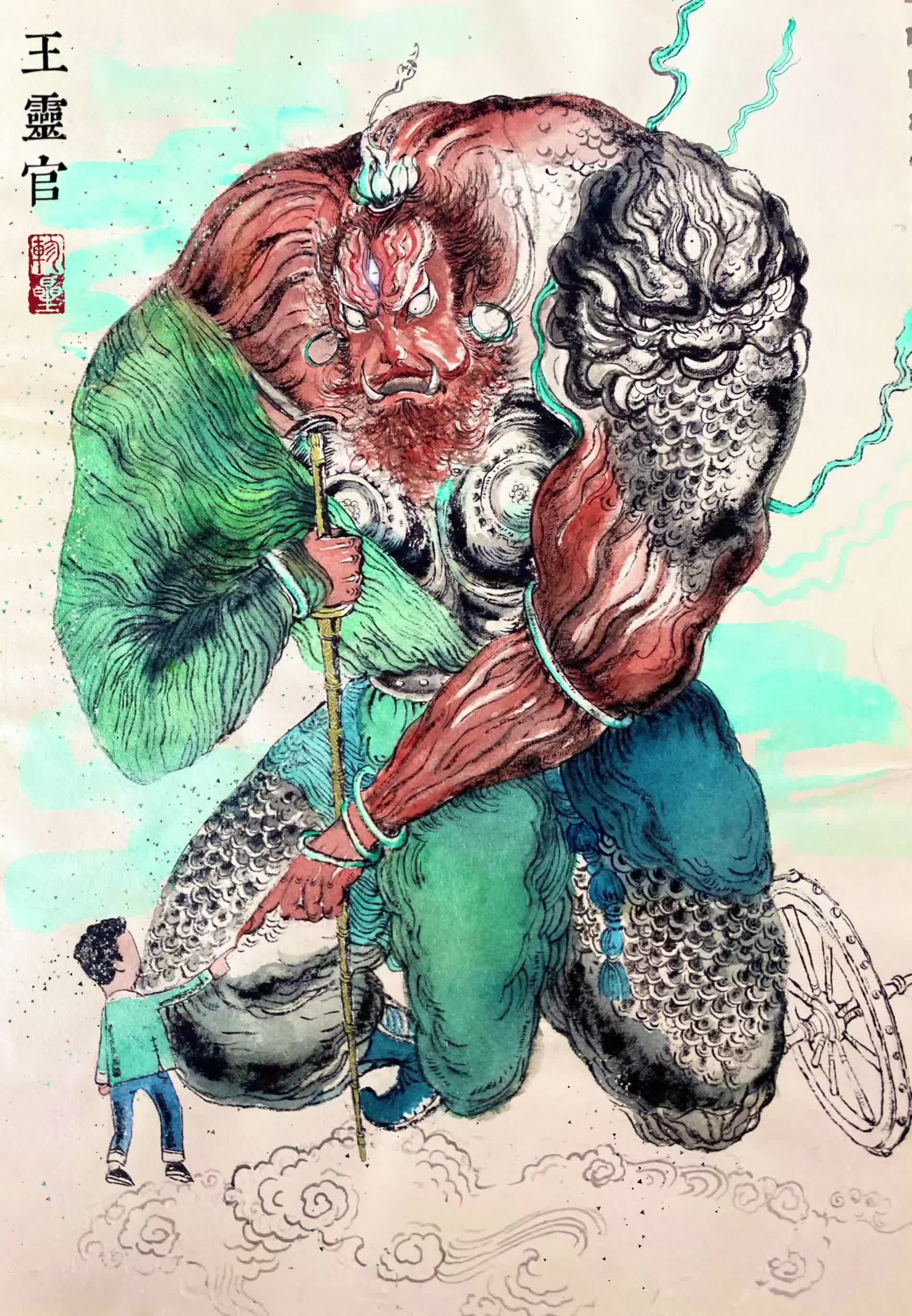 你以为天庭没人能挡孙悟空？错了！王灵官表示：“泼猴，过我这关再说！” ...