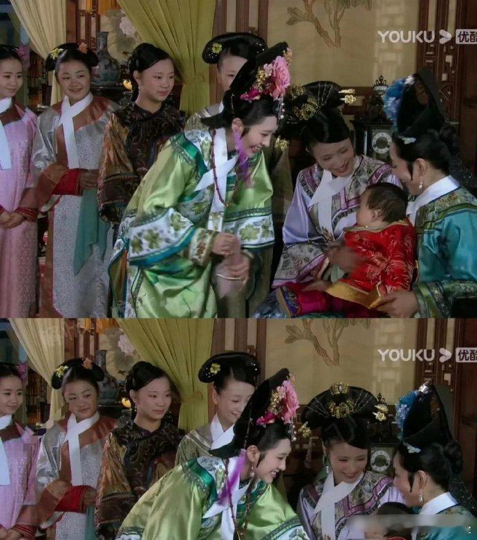 祺嫔冲着胧月甜甜地笑这一刻都忘了她是甄嬛的女儿​​​​