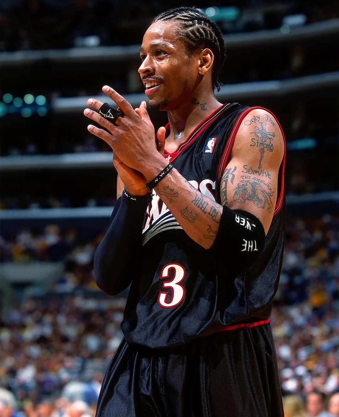 艾佛森赚了这么多钱居然还能破产-NBA 生涯税前工资：1.548 亿美元（约 11.1 亿人民币）-