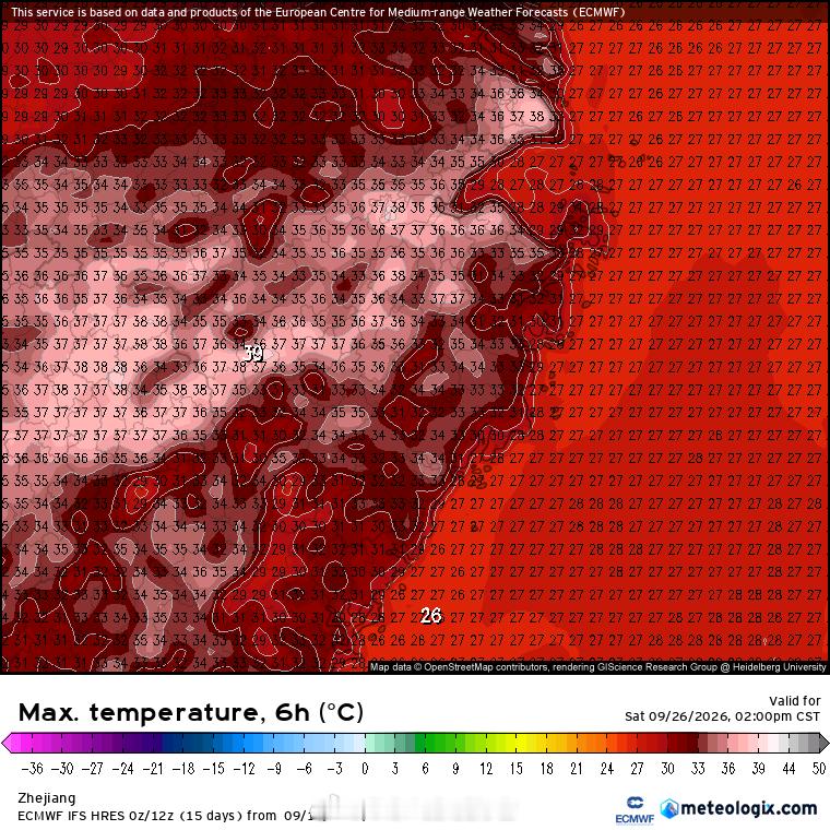 【最后的盛夏】下周中后期副热带高压进一步增强，江南北部为偏暖核心区，局地会出现高