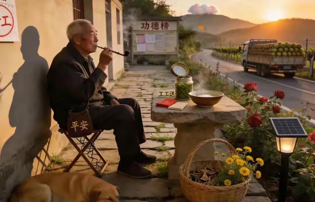 全村集资280万修路，只有五保户大爷没出钱，他默默给工人烧了50天开水，路通后，