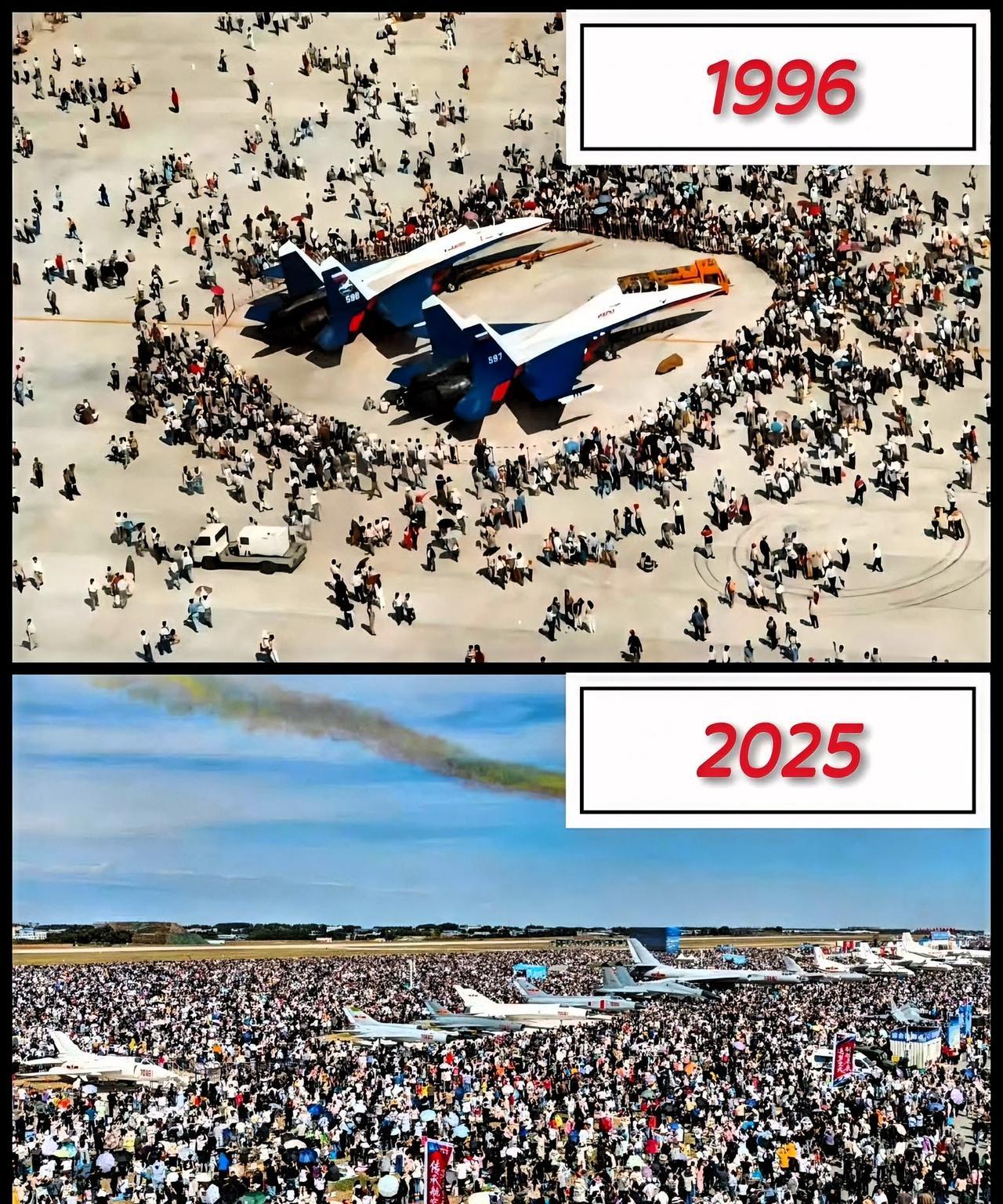 跨越30年.当年有幸参加过中国第一届航空展览会的人都已步入中老年！1996年中