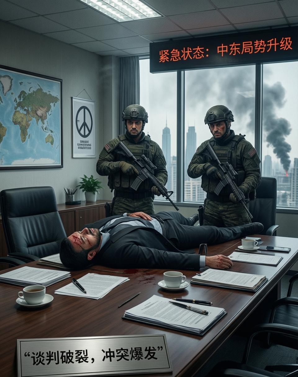 谈判刚结束，协议草案刚抛出，外界还在推测德黑兰是否真会转向——结果，突然的空袭就