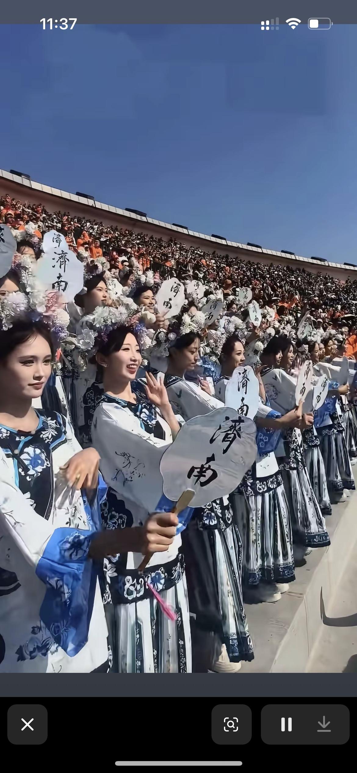 近期济南足球夏雨荷舞蹈火了本来是一场统一的全国视觉盛宴各地文旅安排美少女穿一