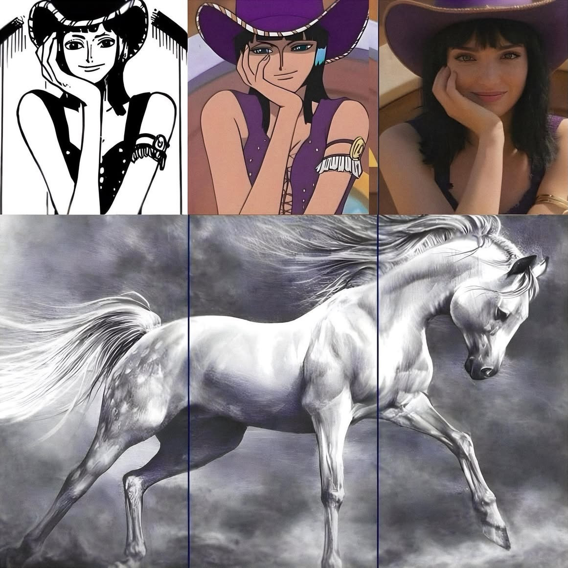 海贼王海贼王三个版本的罗宾都很棒！